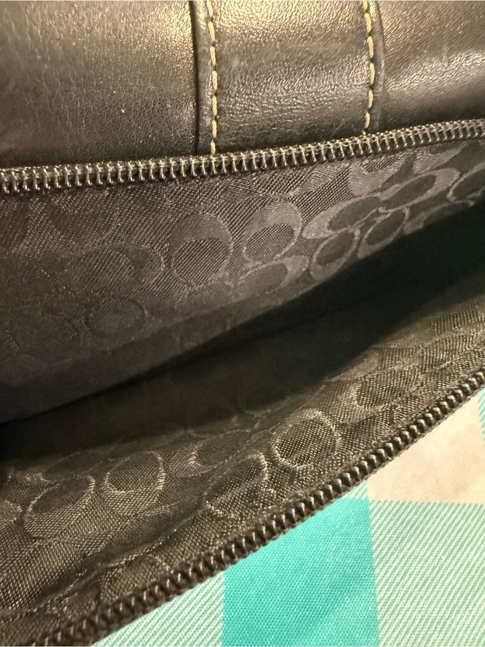 Coach SoHo Black Leather Wallet Y2K